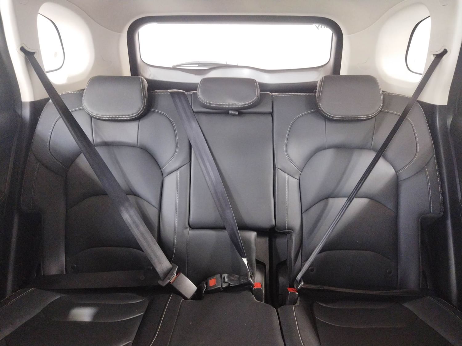New MG Motors Hector interior REAR SEAT CONDITION VIEW