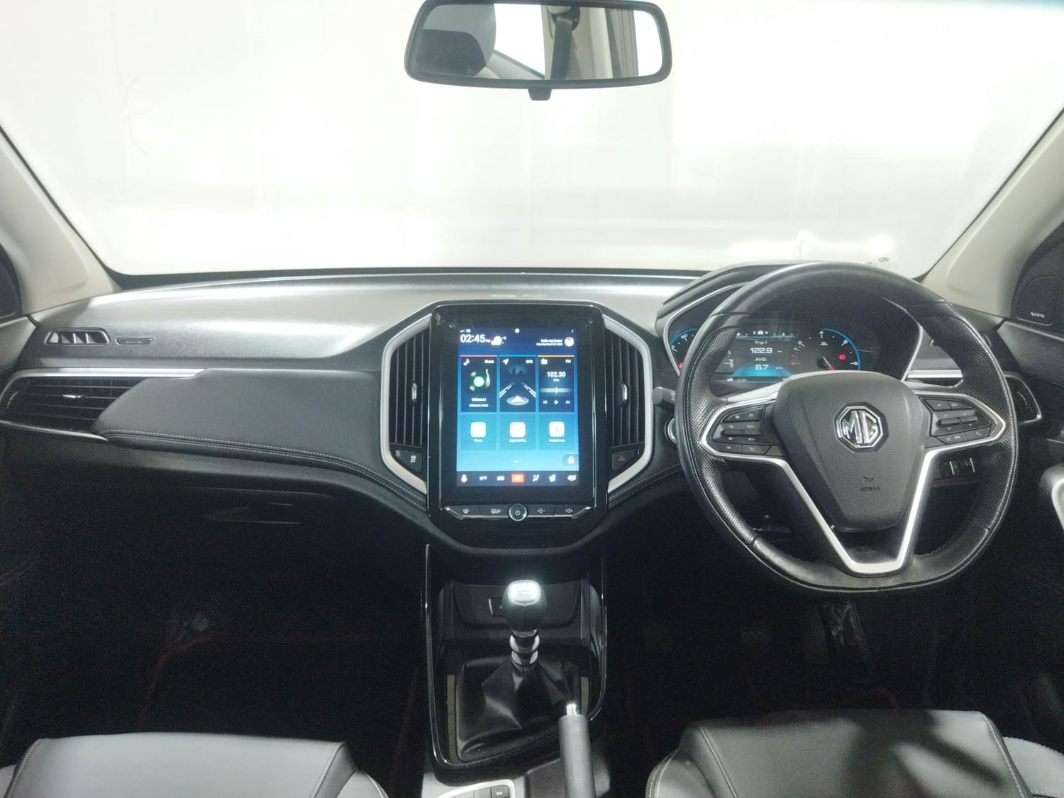 New MG Motors Hector interior DASHBOARD VIEW