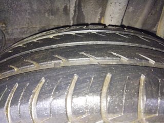 Used 2019 Tata Tiago [2016-2020] Revotron XZA AMT Petrol Automatic tyres LEFT REAR TYRE TREAD VIEW