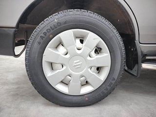 Used 2020 Maruti Suzuki Eeco AC 5 STR Petrol Manual tyres LEFT FRONT TYRE RIM VIEW