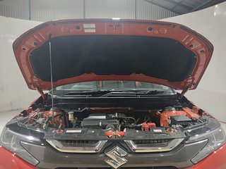 Used 2022 Maruti Suzuki Brezza ZXI Plus Dual Tone Petrol Manual engine ENGINE & BONNET OPEN FRONT VIEW