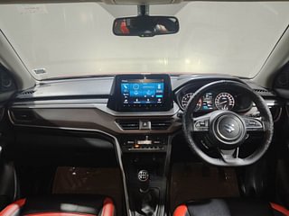 Used 2022 Maruti Suzuki Brezza ZXI Plus Dual Tone Petrol Manual interior DASHBOARD VIEW