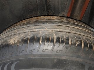 Used 2022 Maruti Suzuki Brezza ZXI Plus Dual Tone Petrol Manual tyres LEFT REAR TYRE TREAD VIEW