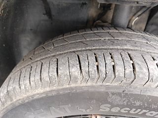Used 2023 Tata Punch Adventure Rhythm Pack MT Petrol Manual tyres LEFT FRONT TYRE TREAD VIEW
