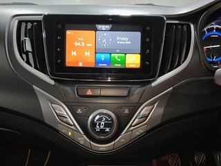 Used 2021 Maruti Suzuki Baleno Alpha Petrol Manual interior MUSIC SYSTEM & AC CONTROL VIEW