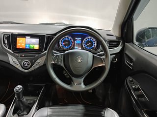 Used 2021 Maruti Suzuki Baleno Alpha Petrol Manual interior STEERING VIEW