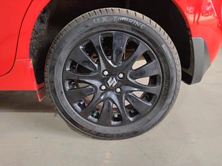 Used 2018 Maruti Suzuki Baleno Zeta 1.2 Petrol Manual tyres LEFT REAR TYRE RIM VIEW
