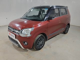 Used 2022 Maruti Suzuki Wagon R 1.2 ZXI Plus Dual Tone Petrol Manual exterior LEFT FRONT CORNER VIEW