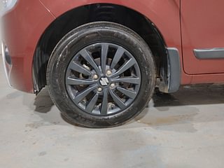 Used 2022 Maruti Suzuki Wagon R 1.2 ZXI Plus Dual Tone Petrol Manual tyres LEFT FRONT TYRE RIM VIEW