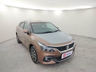 Used 2024 Maruti Suzuki Baleno Alpha MT Petrol Manual exterior RIGHT FRONT CORNER VIEW