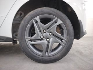 Used 2021 Hyundai New i20 Sportz 1.0 Turbo IMT Petrol Manual tyres LEFT REAR TYRE RIM VIEW