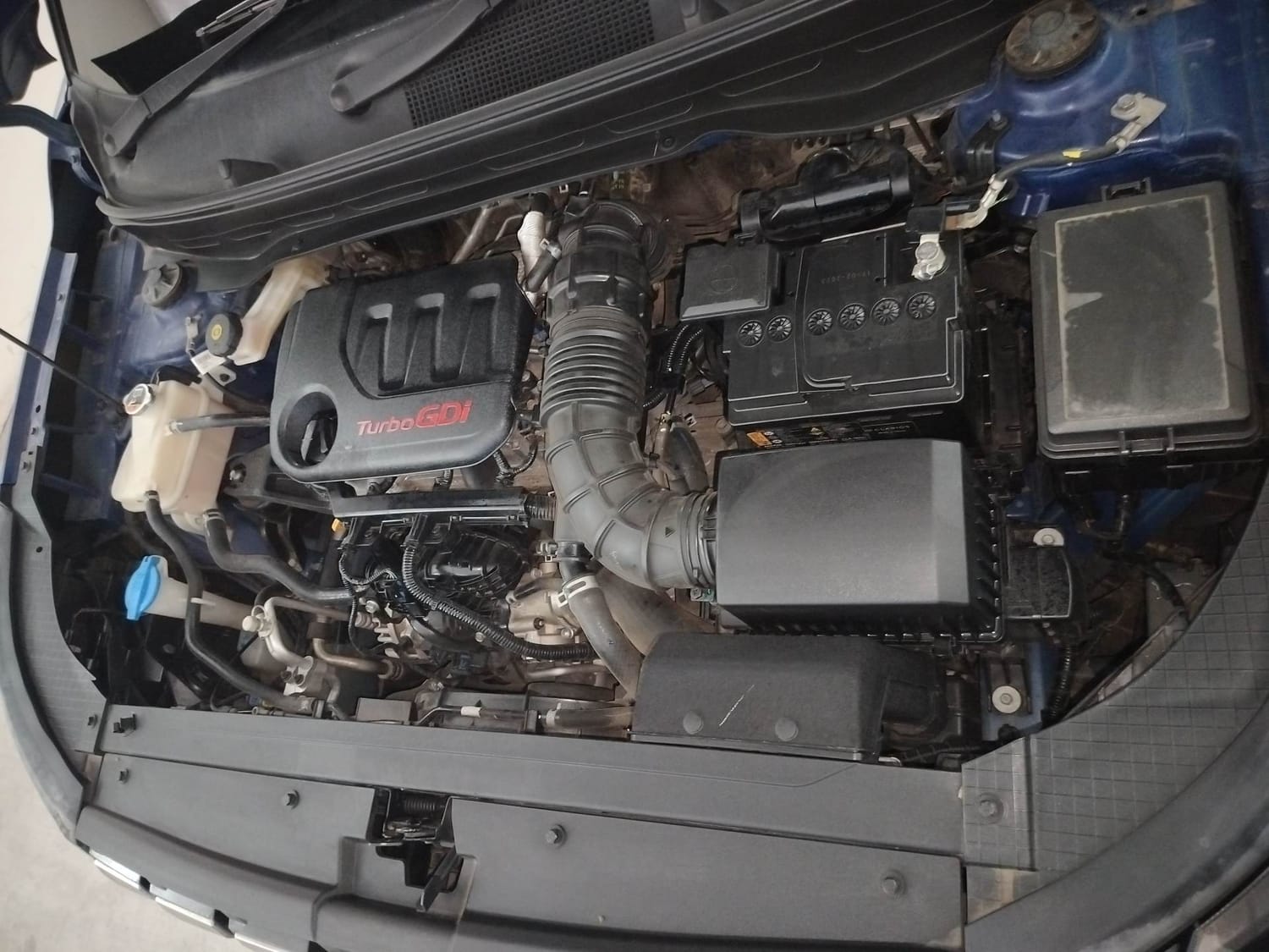 New Hyundai Venue N-Line engine ENGINE LEFT SIDE VIEW