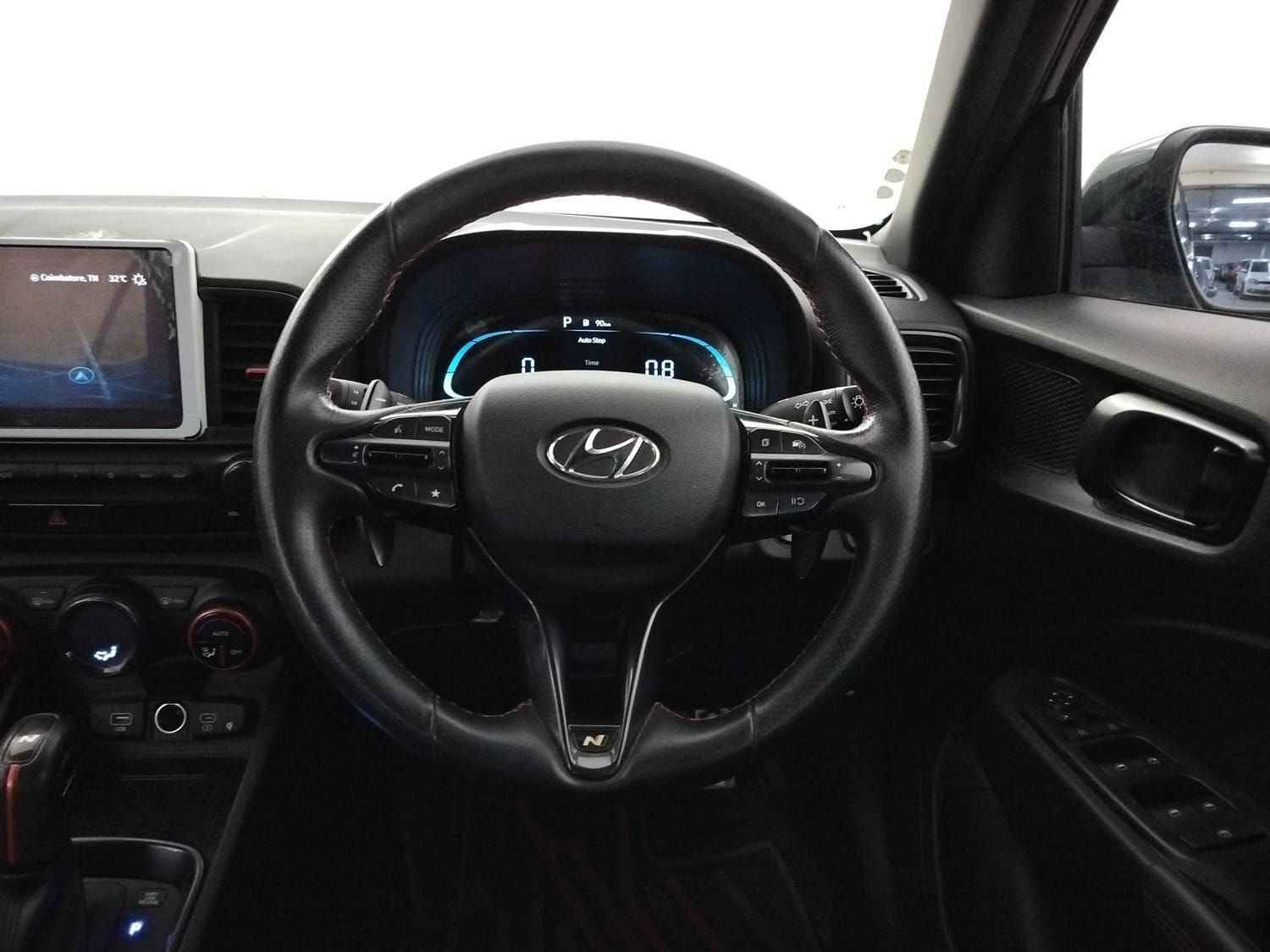 New Hyundai Venue N-Line interior STEERING VIEW