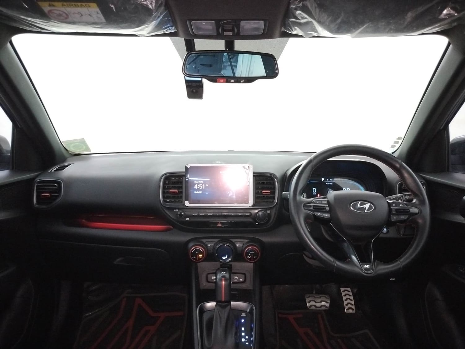 New Hyundai Venue N-Line interior DASHBOARD VIEW