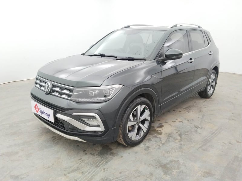Used 2023 Volkswagen Taigun Topline 1.0 TSI AT Petrol Automatic exterior LEFT FRONT CORNER VIEW