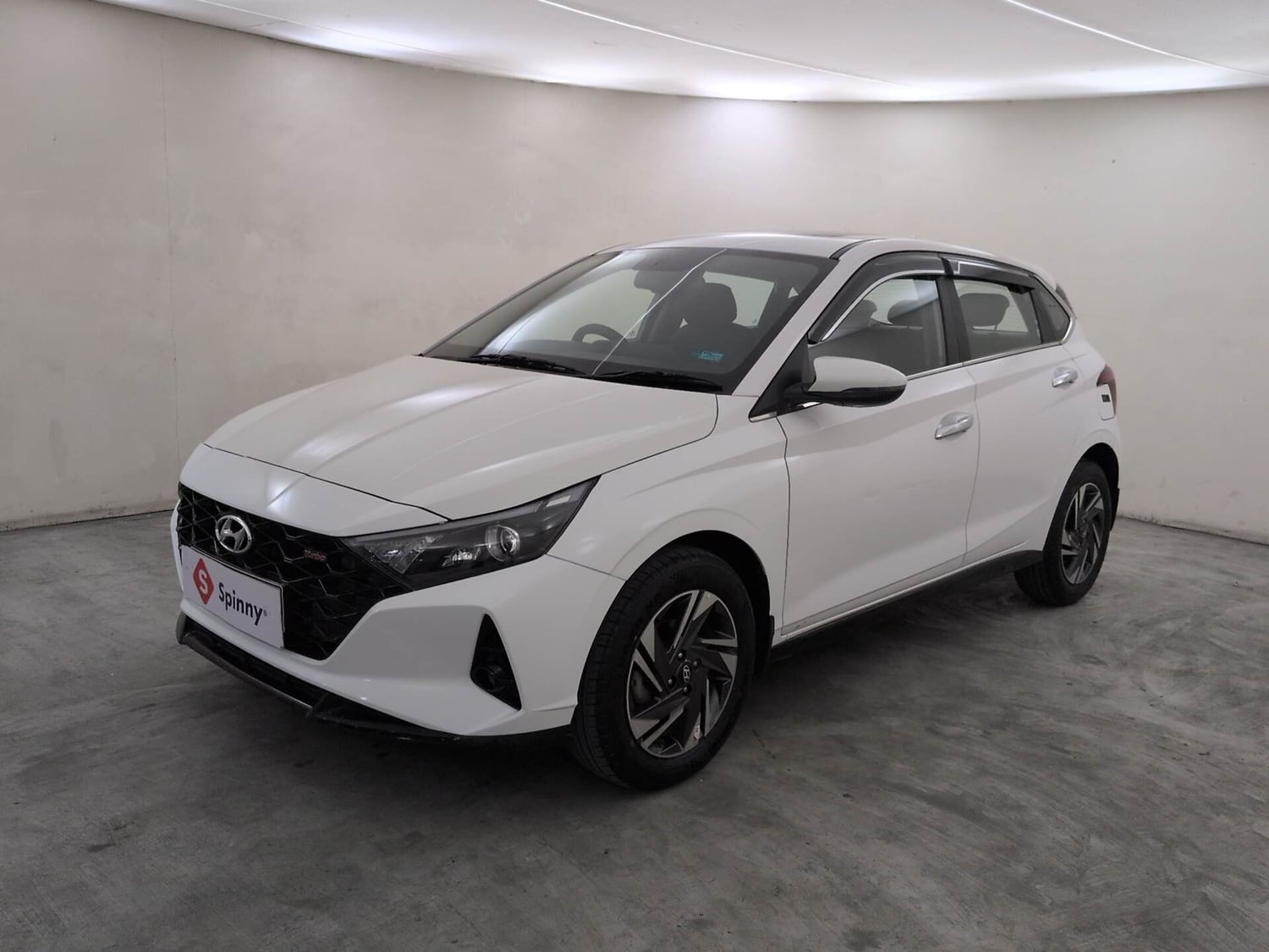 Used 2023 Hyundai New i20 Asta (O) 1.0 Turbo DCT Petrol Automatic exterior LEFT FRONT CORNER VIEW