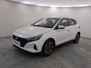 Used 2023 Hyundai New i20 Asta (O) 1.0 Turbo DCT Petrol Automatic exterior LEFT FRONT CORNER VIEW